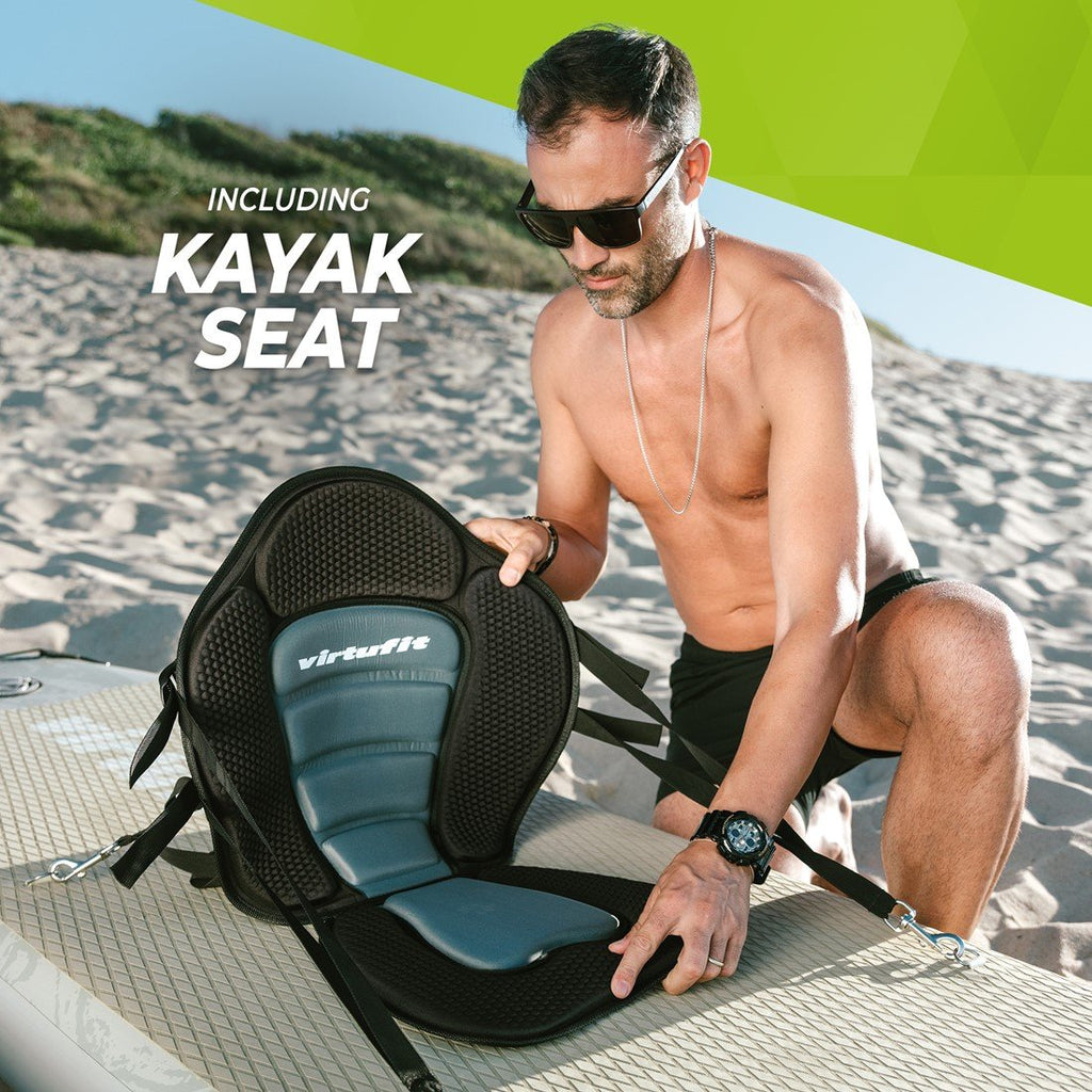 VirtuFit Supboard Cruiser 305 - Zwart - Met Kajak zitje, accessoires en draagtas -Tweedekans - Afbeelding 14