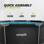 VirtuFit Rond Zwembad - Ø244 x 76 cm - Antraciet - Afbeelding 5