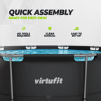 VirtuFit Rond Zwembad - Ø366 x 100 cm - Antraciet - Inclusief Filterpomp - Afbeelding 11