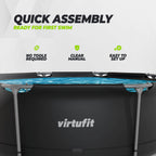 VirtuFit Rond Zwembad - Ø244 x 76 cm - Antraciet - Inclusief Filterpomp - Afbeelding 13