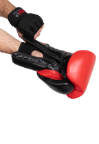 Gorilla Wear Gel Handschoenen met Omslag - Zwart/Wit - Afbeelding 6