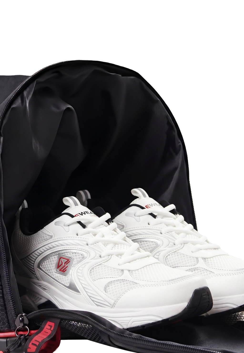 Gorilla Wear Jerome Sporttas - Zwart/Rood - Afbeelding 6