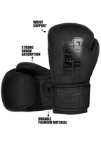 Gorilla Wear Kodiak Bokshandschoenen - Zwart - Afbeelding 5