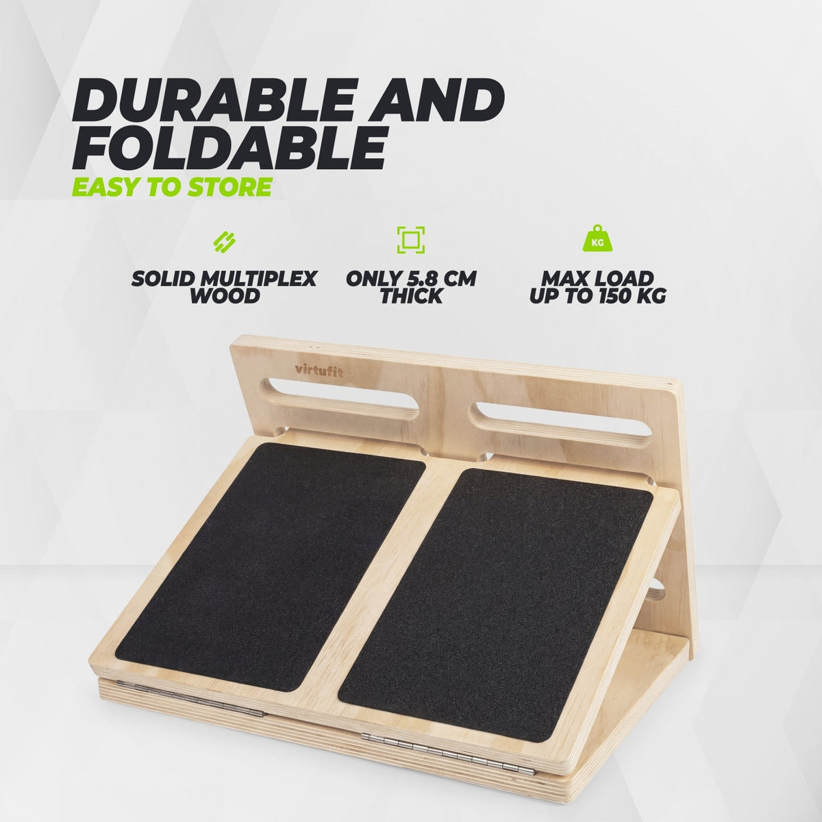VirtuFit Slant Board - 4 standen - Hout - In gebruik