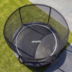 VirtuFit Premium Trampoline met Veiligheidsnet - Zwart - 305 cm - In gebruik