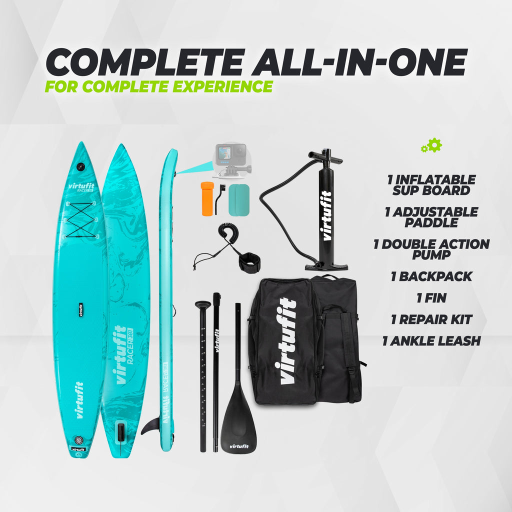 Virtufit Supboard Racer 381 - Sand Beige - Inclusief accessoires en draagtas - Afbeelding 7