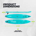 Virtufit Supboard Racer 381 - Sand Beige - Inklusive Zubehör und Tragetasche - Zweite Chance