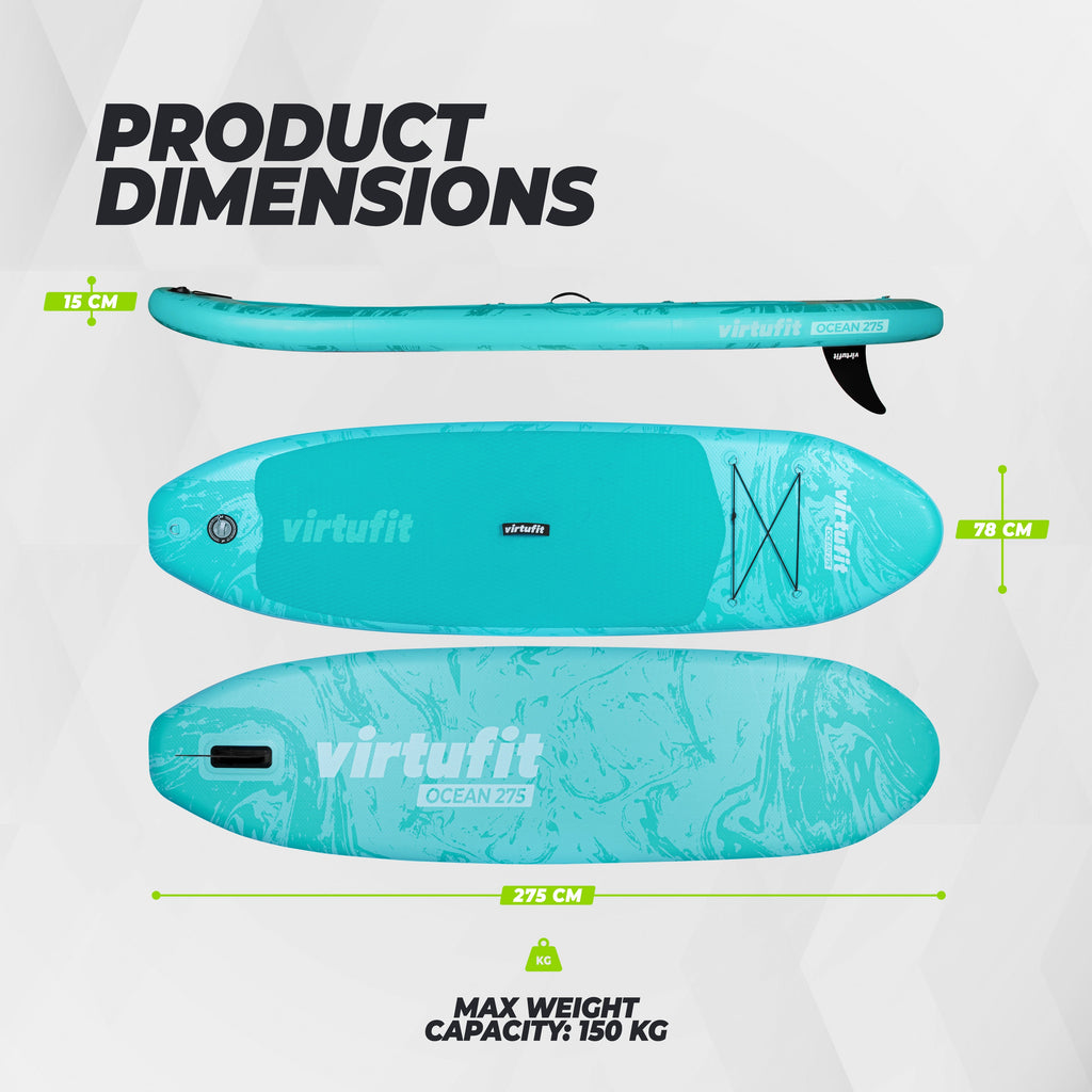 VirtuFit Supboard Ocean 275 - Pink - Met accessoires en draagtas - Afbeelding 7