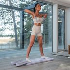 Gymstick Pilates V Reformer Board - Schwarz/Black Rose
