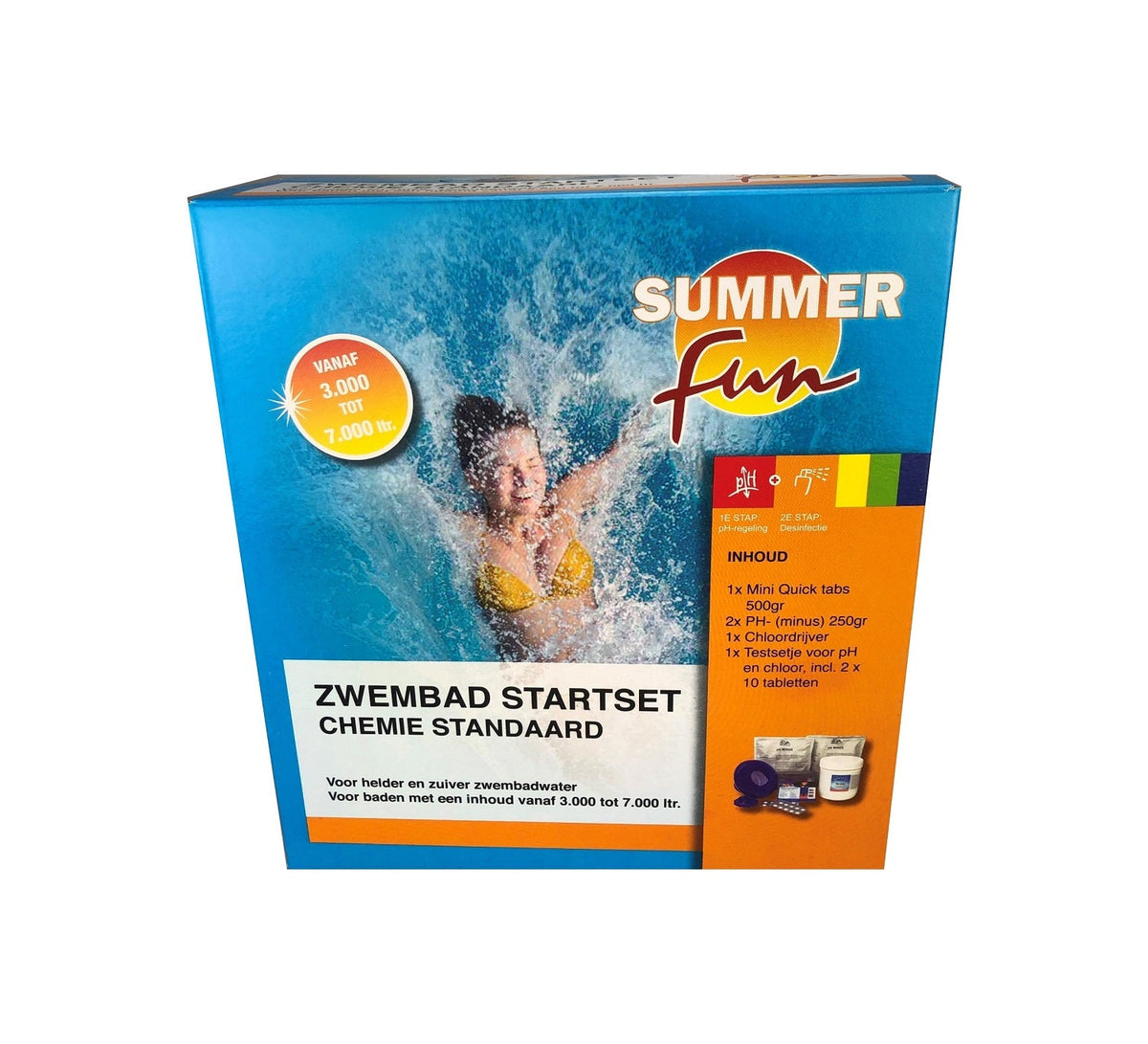 Summer Fun Zwembad Startset Chemie Standard (3000 - 7000 Liter) - Hoofdafbeelding