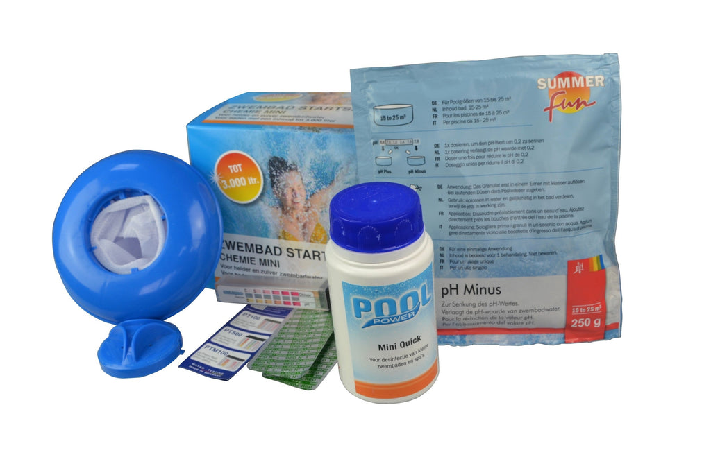 Summer Fun Zwembad Startset Chemie Mini (voor baden tot 3.000 Liter) - Aanzicht
