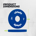 VirtuFit Olympische Fractional Plate - Hantelscheibe - Bumper Plate - 2 kg