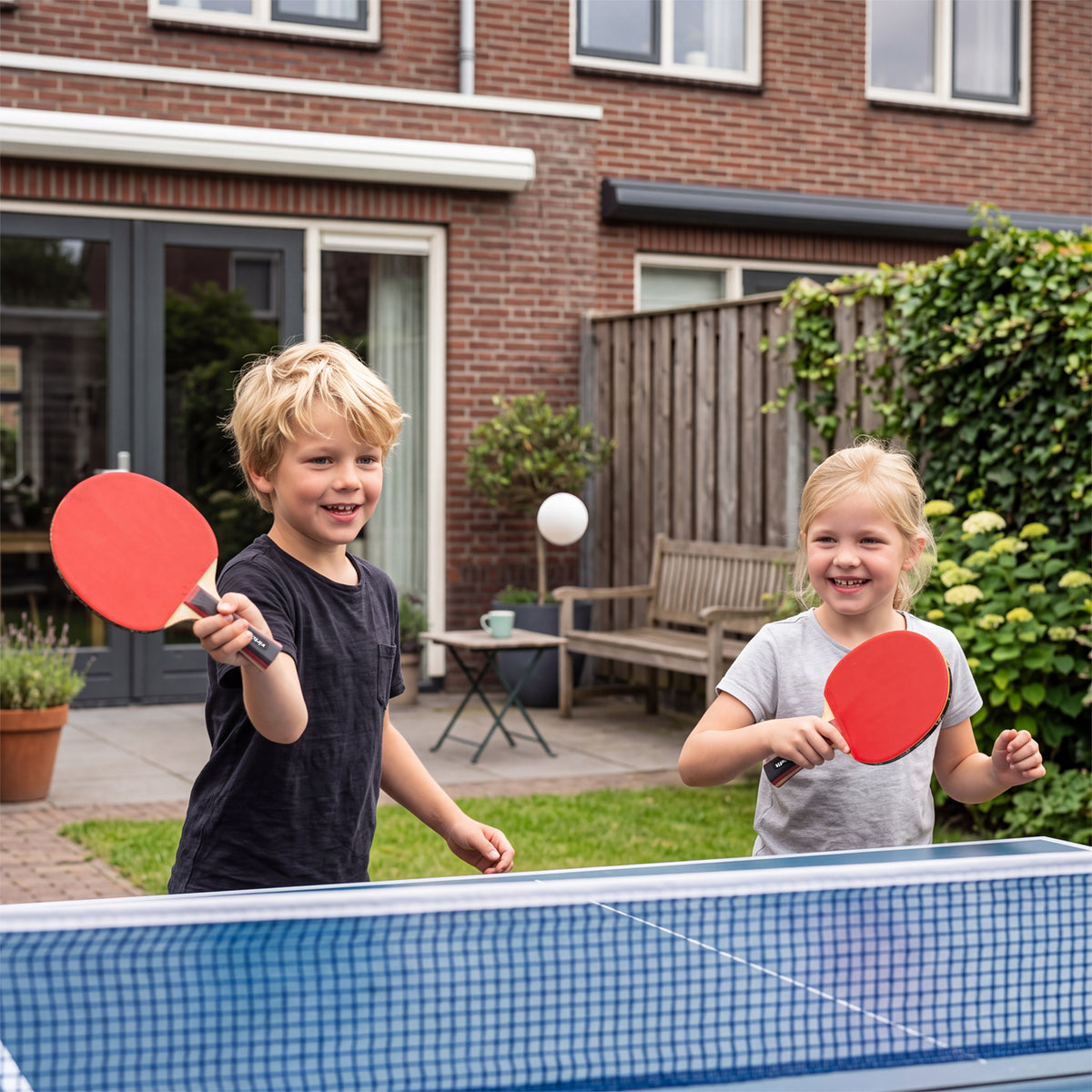 VirtuFit Tischtennis-Schläger Set Pro - Inkl. Tragetasche und 5 Bällen
