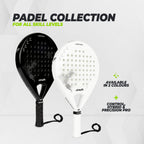 VirtuFit Control Padel Schläger - Weiß - Schwarz
