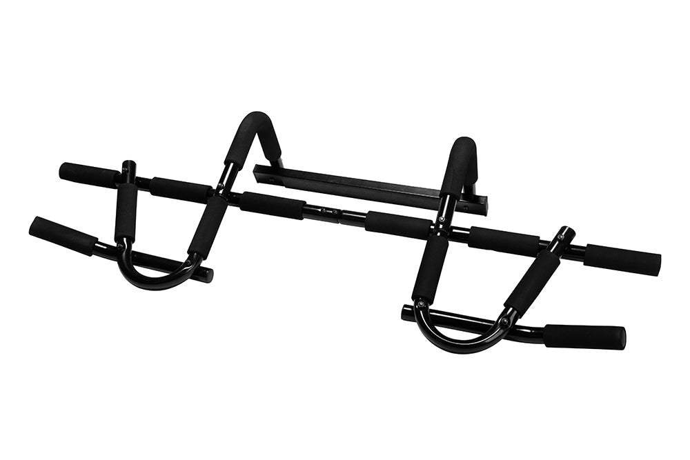 VirtuFit Multifunctionele Optrekstang - Pull Up Bar Deluxe - Zwart - Vooraanzicht