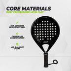 VirtuFit Control Padel Schläger - Schwarz - Grau