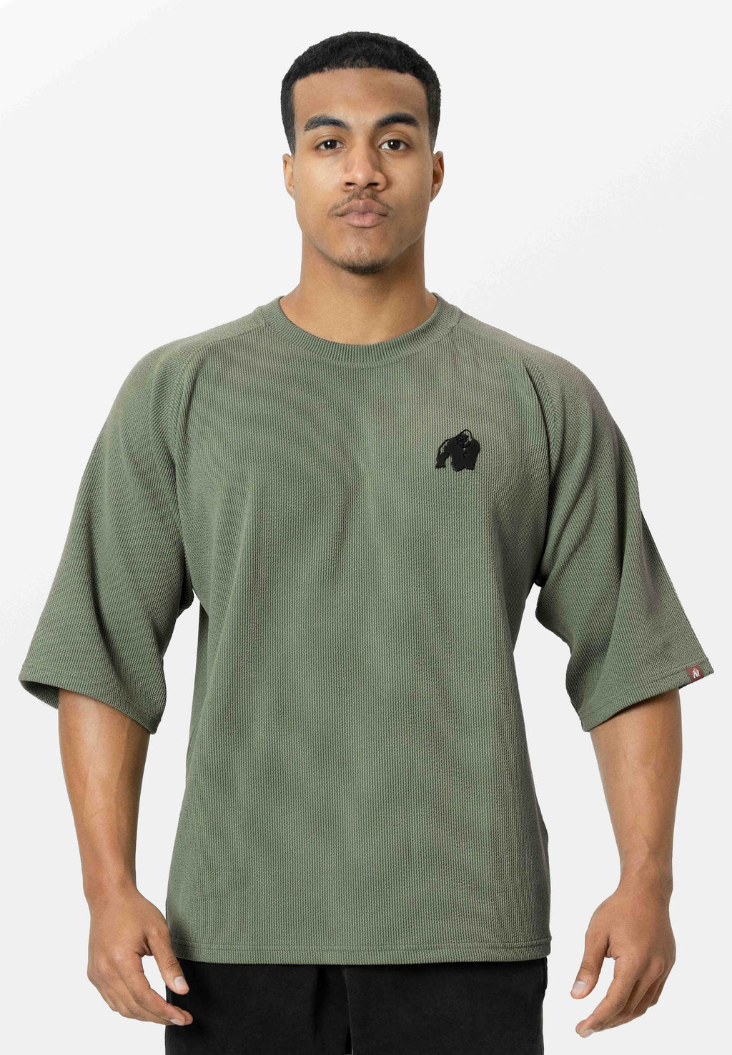 Gorilla Wear Russell Oversized T-shirt - Groen - Hoofdafbeelding