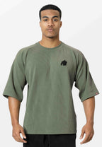 Gorilla Wear Russell Oversized T-shirt - Groen - Hoofdafbeelding