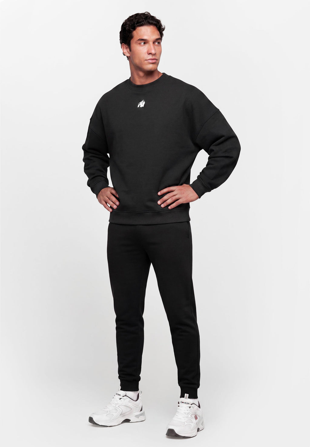 Gorilla Wear Leeds Oversized Sweater - Zwart - Afbeelding 7