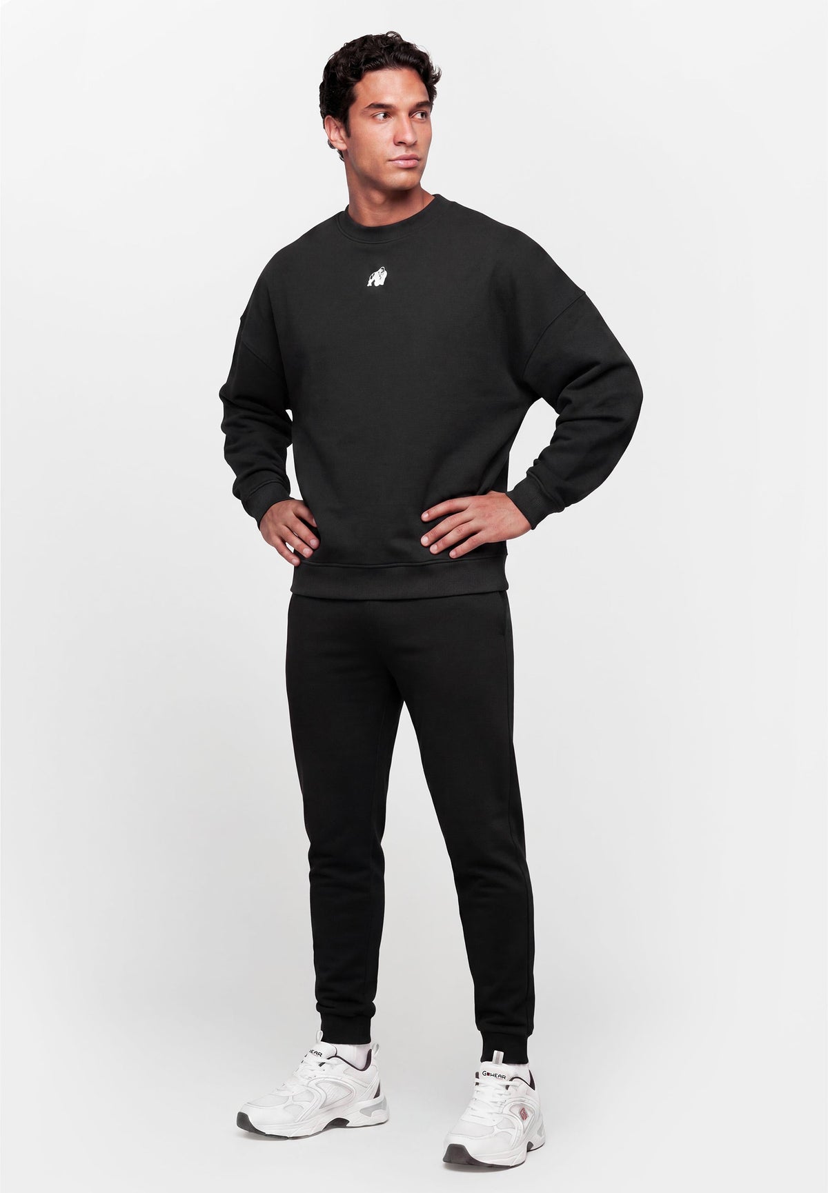 Gorilla Wear Leeds Oversized Sweater - Zwart - Afbeelding 7