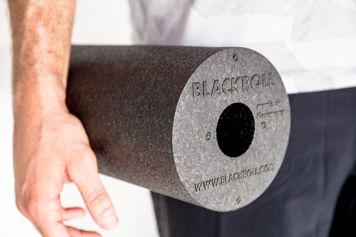 Blackroll Standard Foam Roller - 30 cm - Zwart/Geel - Afbeelding 5