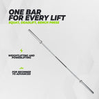 VirtuFit Olympische Hantelstange - 50 mm - 200 cm