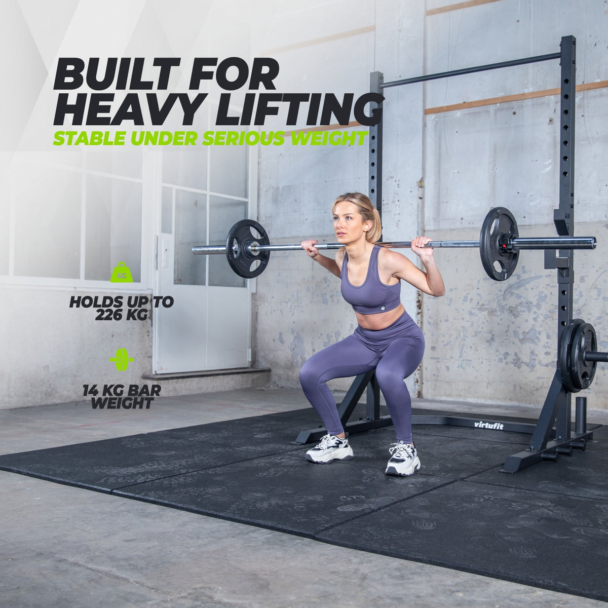 VirtuFit Olympische Hantelstange - 50 mm - 200 cm