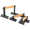 Gymstick Premium Parallettes - Aufsatzstützen - Holz/Schwarz - M - Zweite Chance