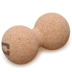 Liveness Dual Massageball - Kork - 6,5 x 13 cm