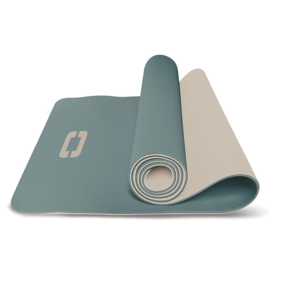 Liveness Yoga Matte Dual Color - 6 mm - Grün/Sand