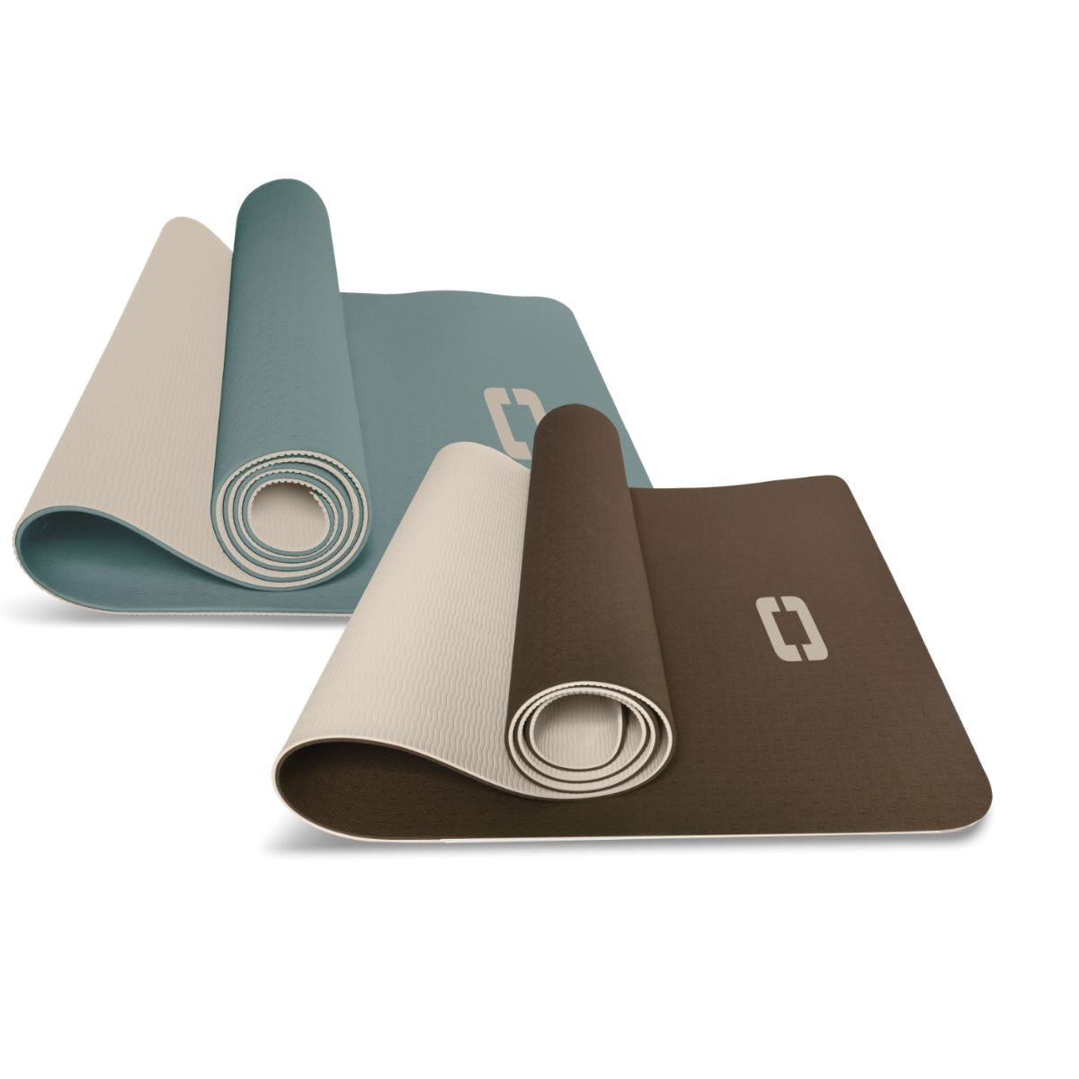 Liveness Yoga Matte Dual Color - 6 mm - Schokolade/Sand