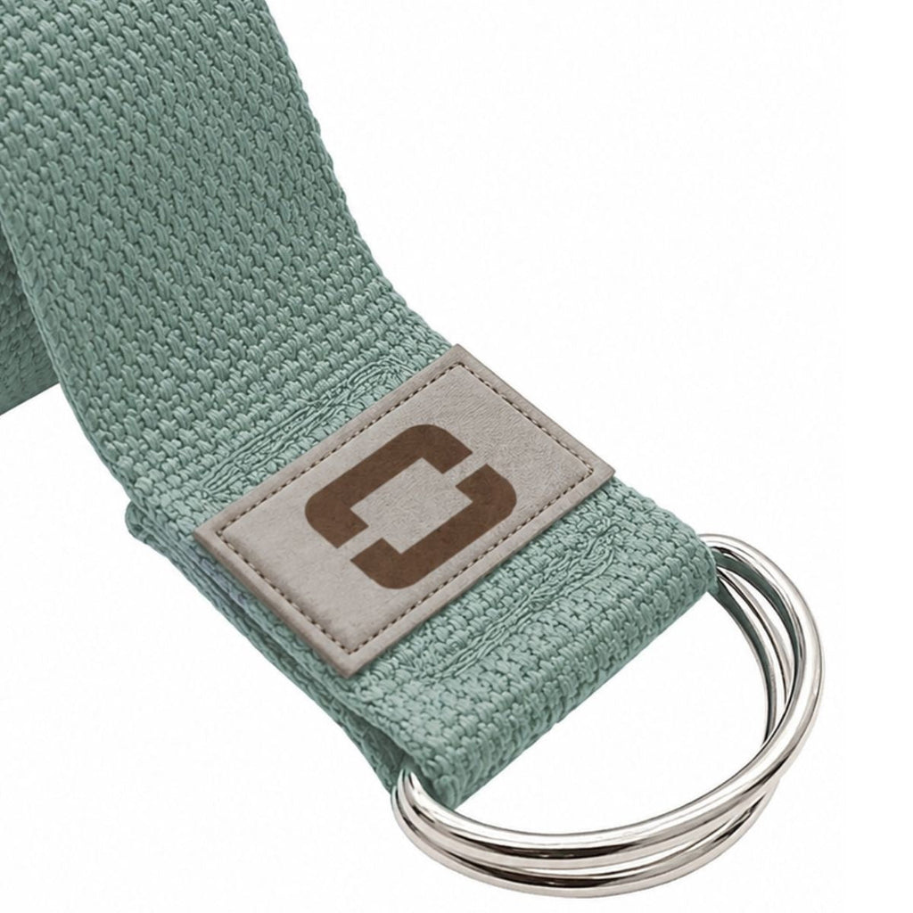 Liveness Yoga Gurt mit Schnalle - 180 cm - Grün