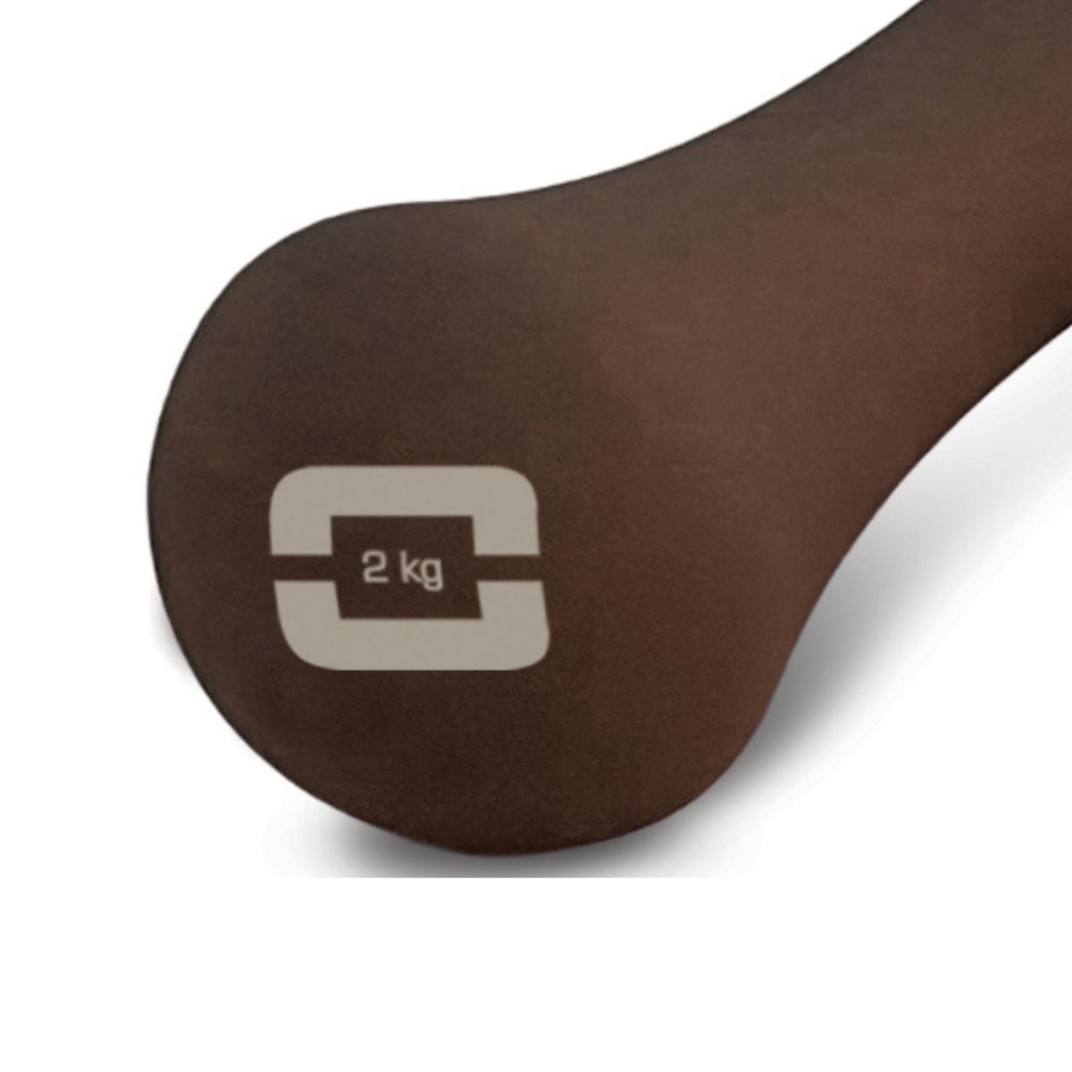 Liveness Neopren Yoga-Hantel - 2 kg - Schokolade