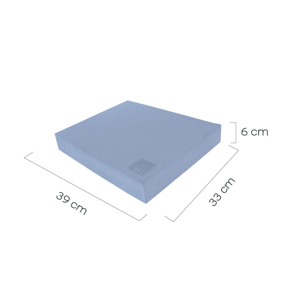 Orange Gym Balance Pad - Licht Blauw - Aanzicht