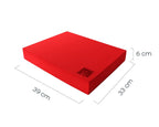 Orange Gym Balance Pad - Fiery Red/Rood - Aanzicht