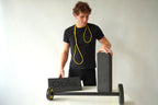 ObliQ Fitness Starterpaket - Bauchmuskeltrainer mit Wheels und Startblock