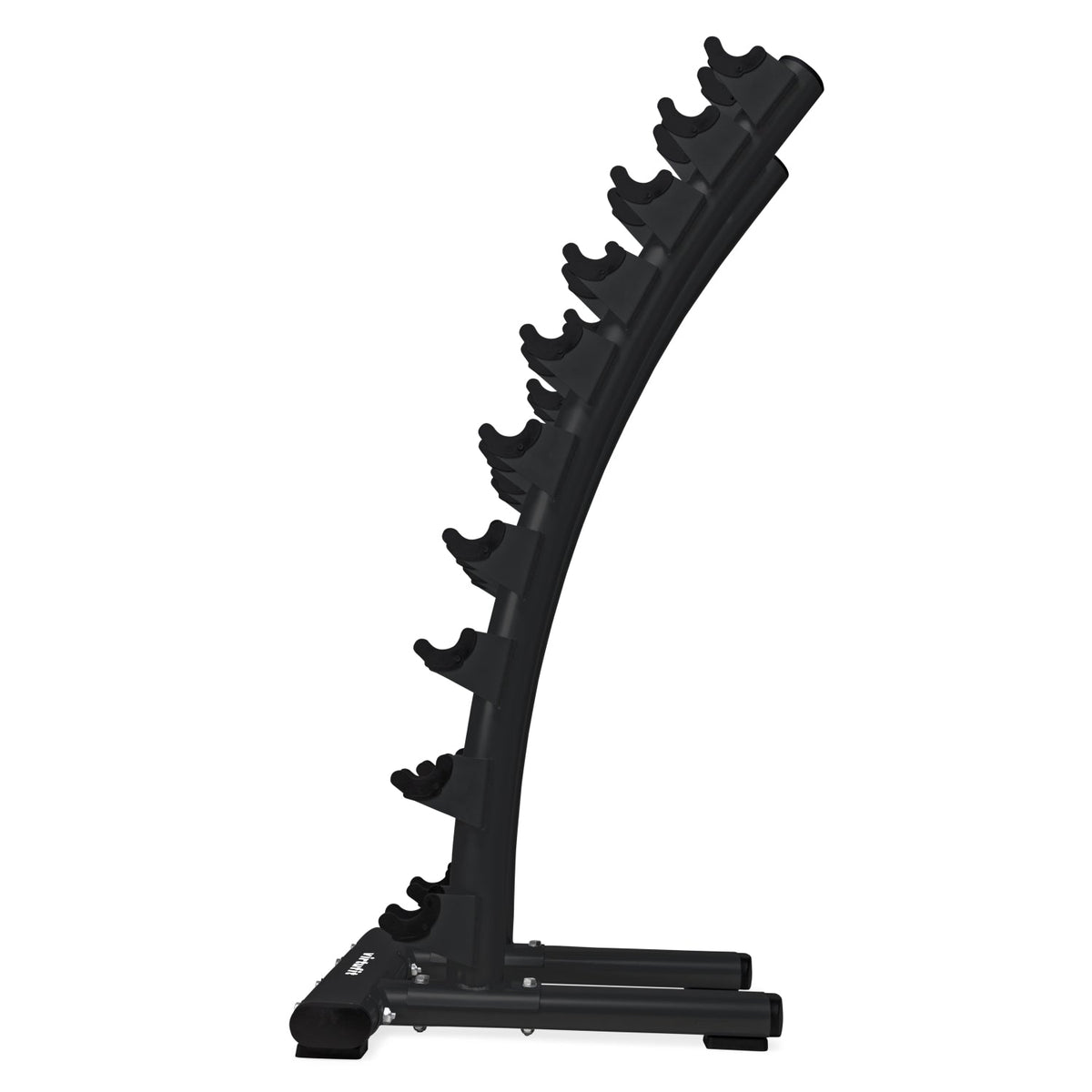 VirtuFit Hantelscheibenständer stehend Deluxe + Hexa Hantelscheiben 1 bis 10 kg