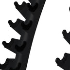 VirtuFit Hantelscheibenständer stehend Deluxe + Hexa Hantelscheiben 1 bis 10 kg