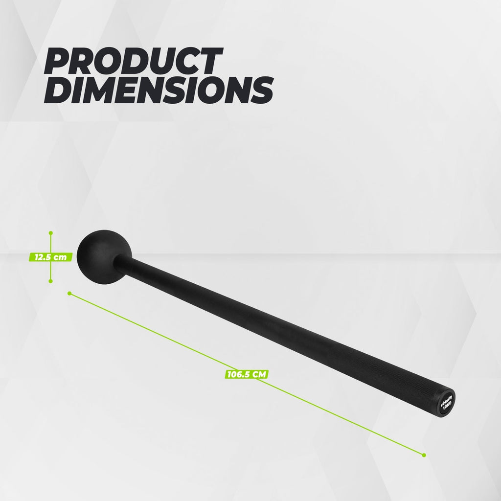VirtuFit Macebell - Schwarz - 10 kg