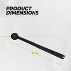 VirtuFit Macebell - Schwarz - 8 kg