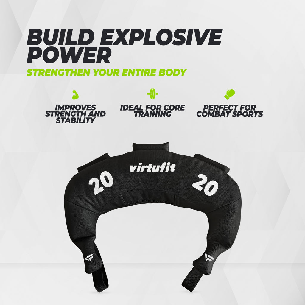 VirtuFit Bulgarian Bag - Fitnessbag - 20 kg - Tweedekans