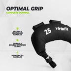 VirtuFit Bulgarian Bag - Fitnessbag -  25 kg - In gebruik