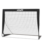 VirtuFit Pop-Up Voetbaldoelen Set - Voetbalgoals - 120 x 90 cm - Zwart - Afbeelding 7