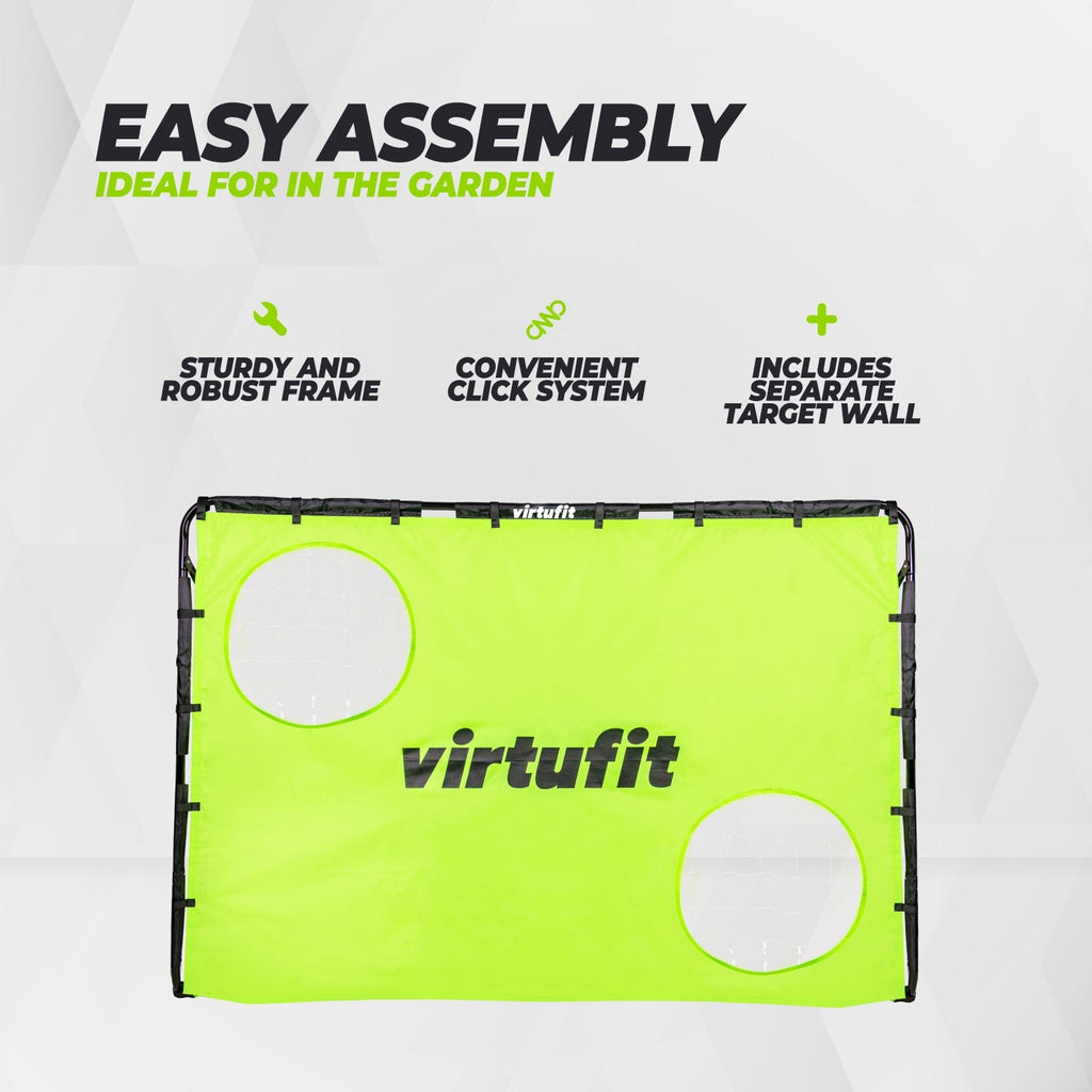 VirtuFit Fußballtor mit Torwand - Fußballtor - 180 x 120 cm