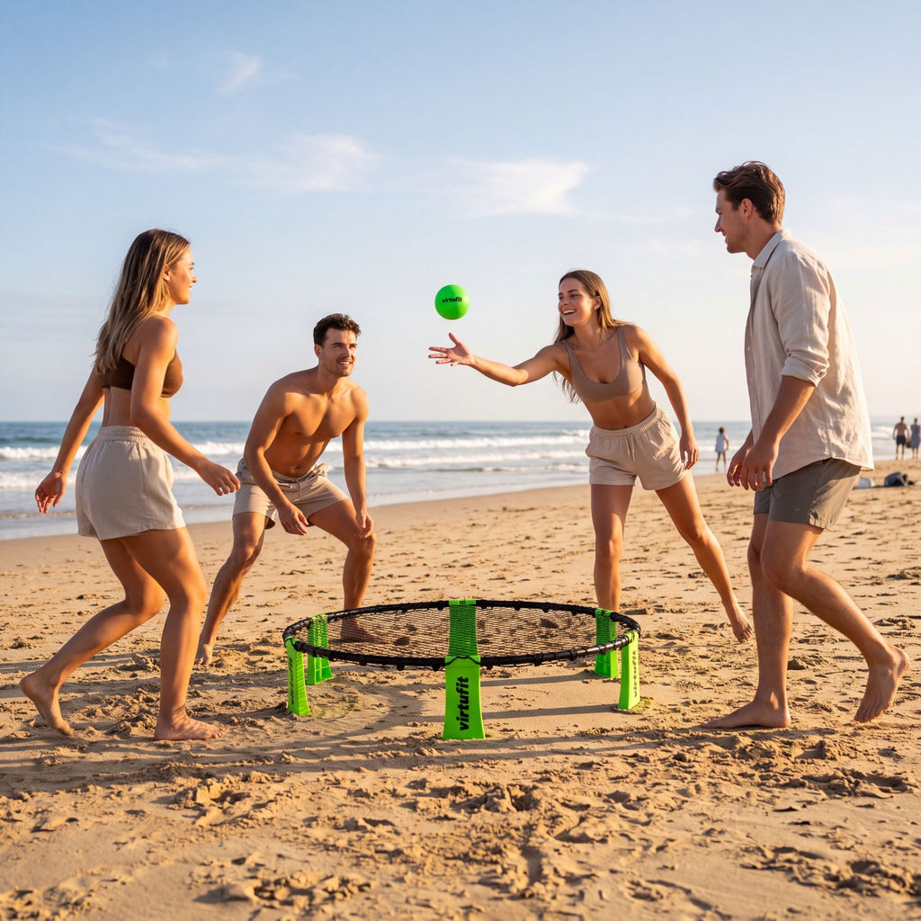 VirtuFit Roundnet RN90 Pro - Mit 3 Bällen und Aufbewahrungstasche - Zweite Chance