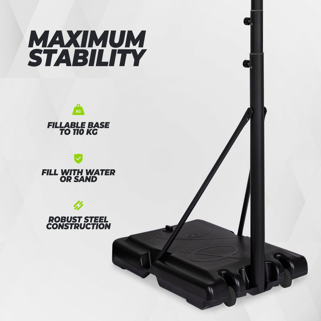 VirtuFit Verstelbare Basketbalpaal - 220 tot 305 cm - Afbeelding 7