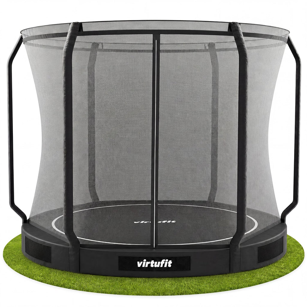 VirtuFit Inground Trampoline 251 cm Inclusief Veiligheidsnet - Hoofdafbeelding