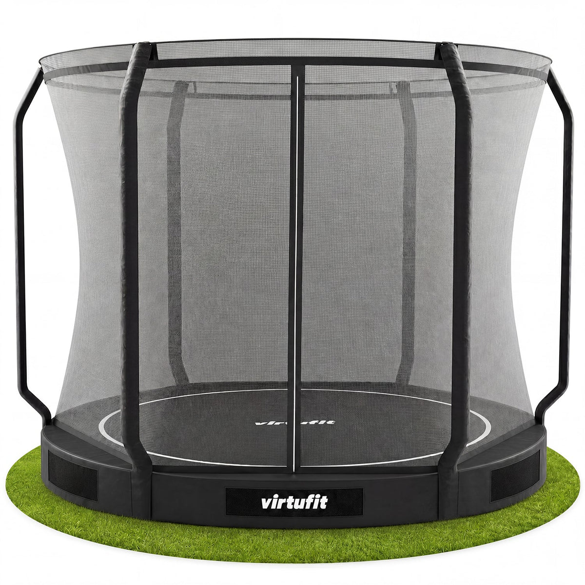 VirtuFit Inground Trampoline 251 cm Inclusief Veiligheidsnet - Hoofdafbeelding