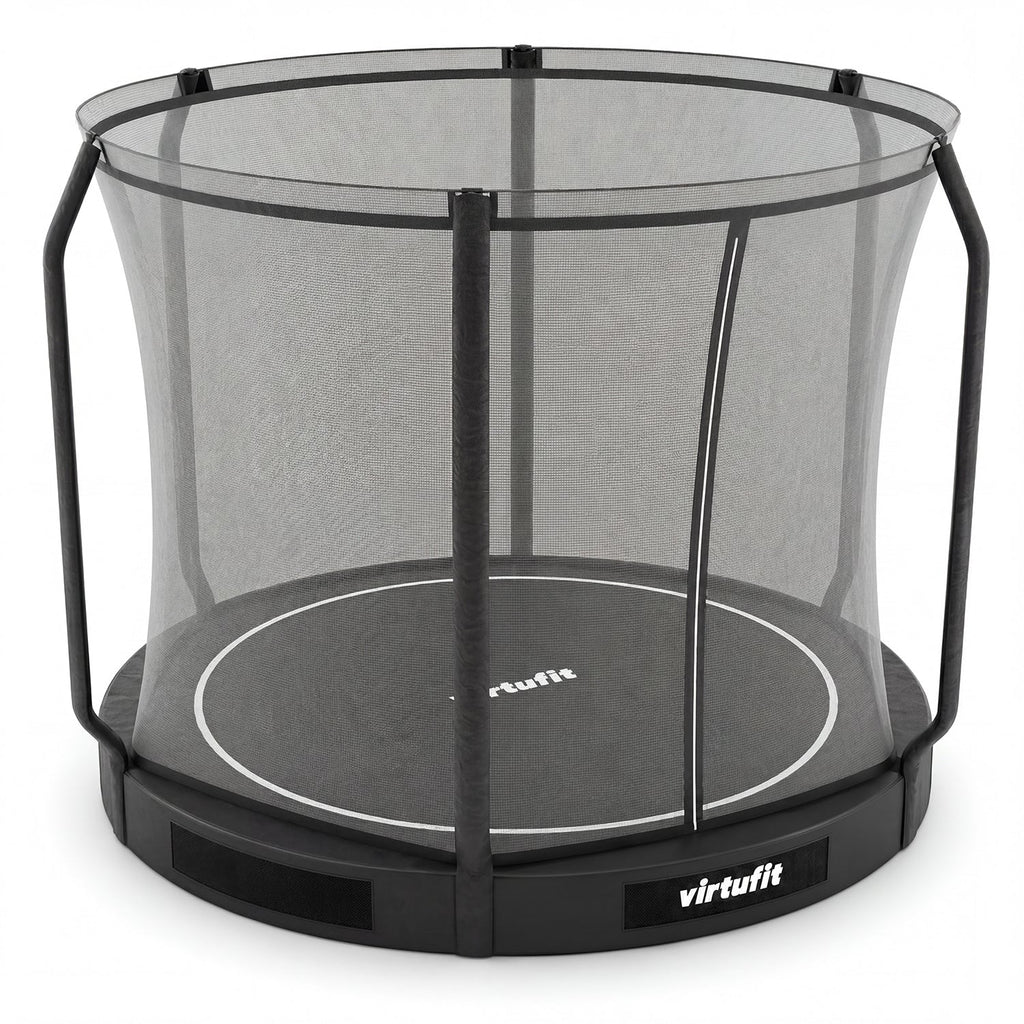 VirtuFit Inground Trampoline 251 cm Inclusief Veiligheidsnet - Afbeelding 11