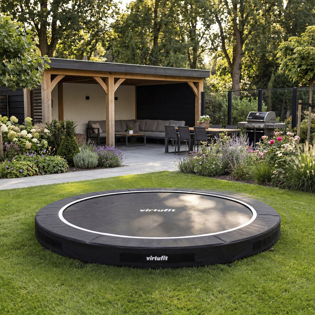 VirtuFit Inground Trampoline 251 cm - Zonder Veiligheidsnet - Aanzicht